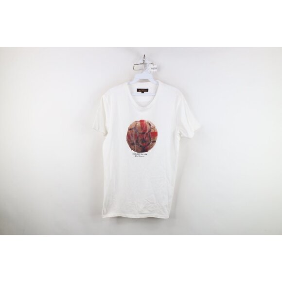 Ben Sherman Mens Medium Soccer Football Futbol England Till I Die T-Shirt White - Picture 1 of 13